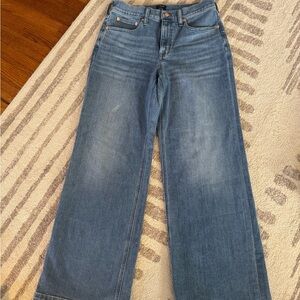 J. Crew Classic Wide leg Blue Women's Jeans